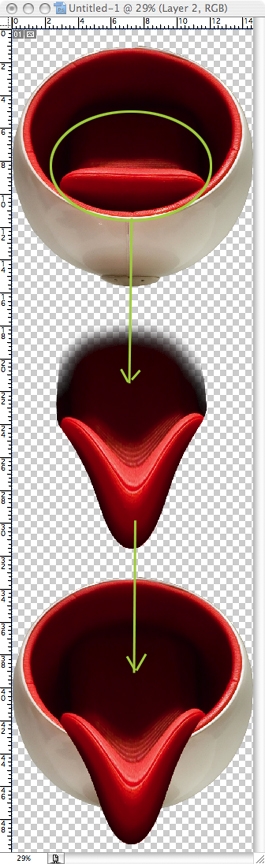 Creation of Flying Spaghetti Monsters: Step 3